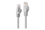 Verkkokaapelit - Lindy Basic patch cable - 50 cm - grey - Harmaa - 0.5m - 48161