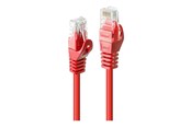 Verkkokaapelit - Lindy Basic patch cable - 5 m - red - Punainen - 5m - 48185