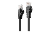 Verkkokaapelit - Lindy Basic patch cable - 30 cm - black - Musta - 0.3m - 48190