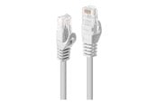 Verkkokaapelit - Lindy Basic patch cable - 1 m - white - Valkoinen - 1m - 48202