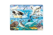 Palapelit - Selecta Play - Larsen Jigsaw Puzzle Animals - Arctic Animals 75 pcs. - LA-FH11
