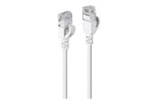Verkkokaapelit - Lindy patch cable - 50 cm - grey - Harmaa - 0.5m - 47581