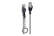 Verkkokaapelit - Lindy patch cable - 1.5 m - grey - Harmaa - 1m - 47603