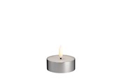 Sisustus - Moods & More LED Melted tealight - Metal silver finish - M12-MS063025