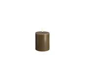 Sisustus - Moods & More LED pillar candle - Dark sand - 74x100 mm - M30-DS074100