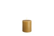 Sisustus - Moods & More LED pillar candle - Honey mustard - 74x100 mm - M30-HM074100