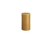 Sisustus - Moods & More LED pillar candle - Honey mustard - 74x150 mm - M30-HM074150