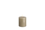 Sisustus - Moods & More LED pillar candle - Kit grey - 74x100 mm - M30-KG074100