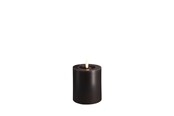 Sisustus - Moods & More LED pillar candle - Melted Charcoal 74x100 mm - M31-CC074100