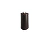 Sisustus - Moods & More LED pillar candle - Melted Charcoal 74x150 mm - M31-CC074150