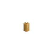 Sisustus - Moods & More LED pillar candle - Melted Honey mustard - 49x75 mm - M31-HM049075