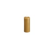 Sisustus - Moods & More LED pillar candle - Melted Honey mustard - 49x125 mm - M31-HM049125