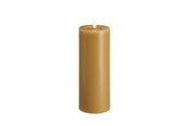 Sisustus - Moods & More LED pillar candle - Melted Honey mustard - 74x200 mm - M31-HM074200