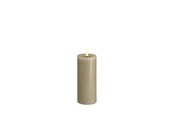 Sisustus - Moods & More LED pillar candle - Melted Kit grey - 49x125 m - M31-KG049125