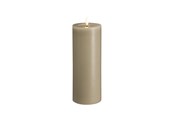 Sisustus - Moods & More LED pillar candle - Melted Kit grey - 74x200 mm - M31-KG074200