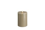 Sisustus - Moods & More LED pillar candle - Melted Kit grey - 99x150 mm - M31-KG099150