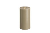 Sisustus - Moods & More LED pillar candle - Melted Kit grey - 99x200 mm - M31-KG099200