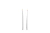 Sisustus - Moods & More LED taper candle - Slim - Classic white - 23x250 mm - 2 pcs - M50-CW023250