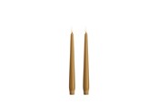 Sisustus - Moods & More LED taper candle - Slim - Honey mustard - 23x250 mm - 2 pcs - M50-HM023250