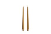 Sisustus - Moods & More LED taper candle - Slim - Honey mustard - 23x300 mm - 2 pcs - M50-HM023300