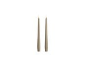 Sisustus - Moods & More LED taper candle - Slim - Kit grey - 23x250 mm - 2 pcs - M50-KG023250