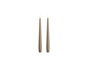 Sisustus - Moods & More LED taper candle - Slim - Sand - 23x250 mm - 2 pcs - M50-SD023250