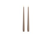 Sisustus - Moods & More LED taper candle - Slim - Sand - 23x300 mm - 2 pcs - M50-SD023300