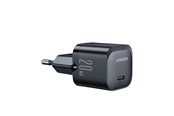 Puhelin - Adapterit & Laturit - Joyroom Mini charger USB C 20W PD  JR-TCF02 - black - JR-TCF02B