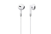 Kuulokkeet - Joyroom JR-EW01 in-ear wired mini jack headphones with remote control - white - 6956116769833