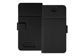 Puhelin - Kannet ja kotelot - SBS Universal Book Slim case for Smartphone up to 5.5" - Black - TEBOOKSLIMUN55K