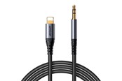 Audiokaapelit - Joyroom Audio Transfer Series SY-A06 mini jack 3.5 mm / Lightning cable 1.2 m - black - 6956116773762