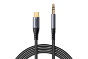 Audiokaapelit - Joyroom Audio Transfer Series SY-A07 Mini Jack 3.5mm/USB-C Cable 1.2m - Black - 6956116773786