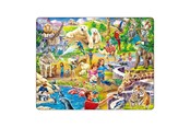 Palapelit - Larsen Puzzles Animals - At the Zoo 48 pcs. Lattia - LA-US30