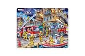Palapelit - Selecta Play Larsen Jigsaw Puzzle The Firemen 45 pcs. Lattia - LA-US21