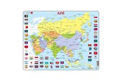 Palapelit - Selecta Play Larsen Puzzle Map Asia with Flags 70 pcs. Lattia - LA-K44-NL