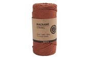 Askartelu- ja taidetarvikkeet - Creativ Company - Macrame Cord - Burnt Orange 198m - 977559