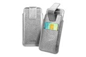 Puhelin - Kannet ja kotelot - SBS Universal Pocket for Smartphone up to 5.5" - Silver - TEPOCHECARDXXLS