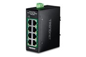 Kytkimet - TRENDnet TI-PELC80 - Version V1.xR - switch - industrial mini - 8 ports - TAA Compliant - TI-PELC80