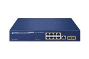 Kytkimet - PLANET GS-4210-8UP2S - switch - 10 ports - Managed - rack-mountable - GS-4210-8UP2S