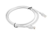 Verkkokaapelit - Lanberg patch cable - 2 m - grey RAL 7035 - Harmaa - 2m - PCU6-10CC-0200-S