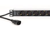Virtakaapelit (ulkoinen) - DIGITUS 9-Port - 1U - Aluminum PDU - DN-95437