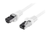 Verkkokaapelit - Lanberg patch cable - 50 cm - white - Valkoinen - 0.5m - PCF8-10CU-0050-W