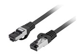 Verkkokaapelit - Lanberg patch cable - 1.5 m - black - Musta - 1m - PCF8-10CU-0150-BK