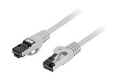 Verkkokaapelit - Lanberg patch cable - 1 m - grey - Harmaa - 1m - PCF8-10CU-0100-S