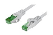 Verkkokaapelit - Lanberg PCF7-10CU - patch cable - 50 cm - grey - Harmaa - 0.5m - PCF7-10CU-0050-S
