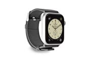 Smartwatch - Lisävarusteet - CASE&ME SBS Faux Leather Band for Apple Watch 42/44/45/49mm - Black - CMAWATCHB44PUK