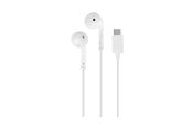 Kuulokkeet - Puro "Filo" Stereo Earbuds with USB-C Connector - PUIPHF32USBCWHI