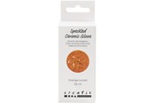 Askartelu- ja taidetarvikkeet - Creativ Company - Speckled Ceramic Glaze 999-1060 C Opaque Orange Sun - 60ml - 789753