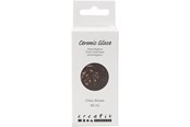 Askartelu- ja taidetarvikkeet - Creativ Company - Ceramic Glaze 984-1101 C Opaque Chocolate Brown - 60ml - 789711