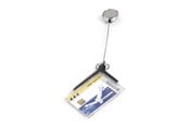 Kyltit & Kortit - DURABLE ID hold. DE LUXE badge reel chr. 1 card - 830758